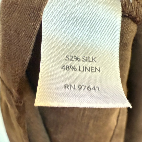 JJill Silk and Linen Dress short sleeve with pockets - XLP - Picture 5 of 11